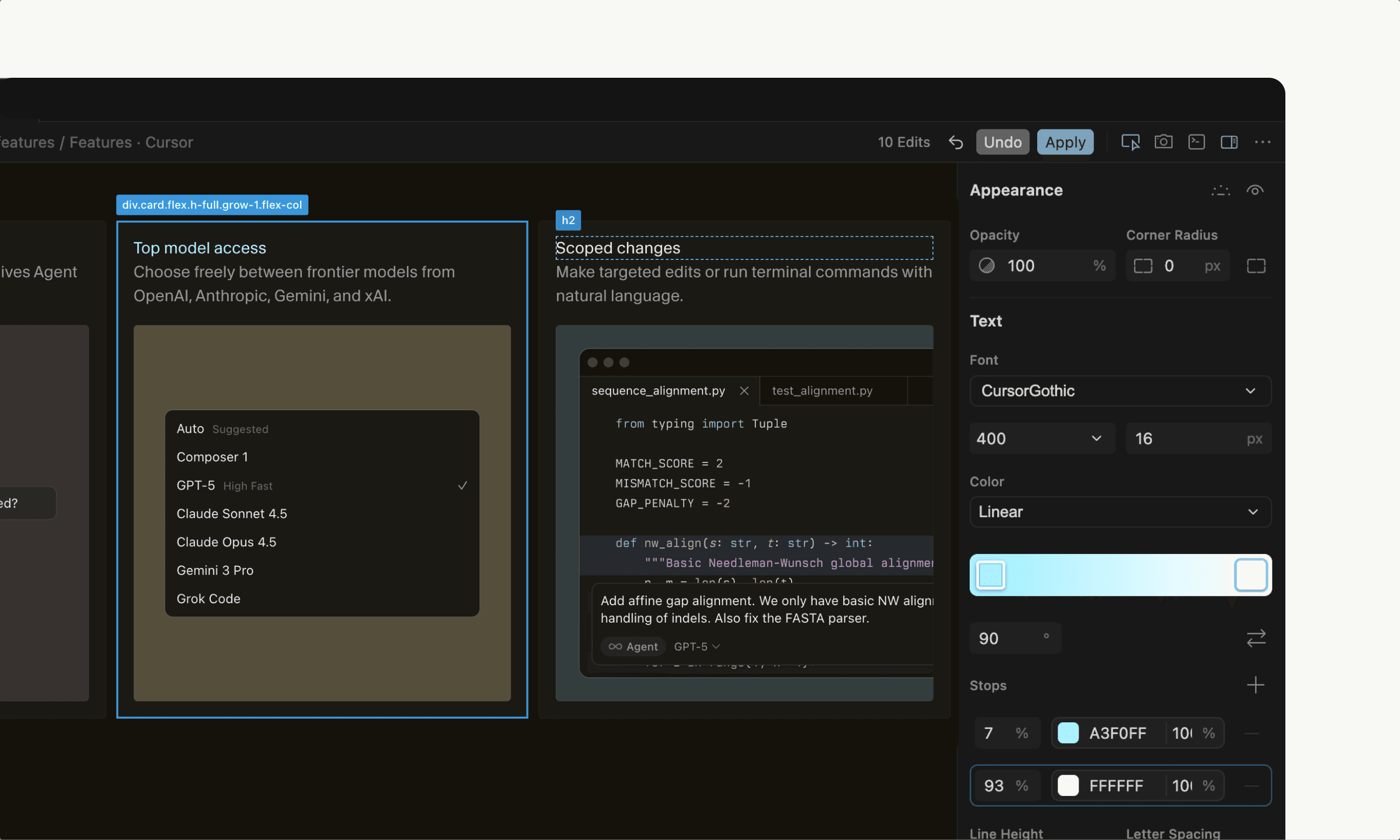 Cursor's Visual Editor: You Do the Work, Then Pay for It