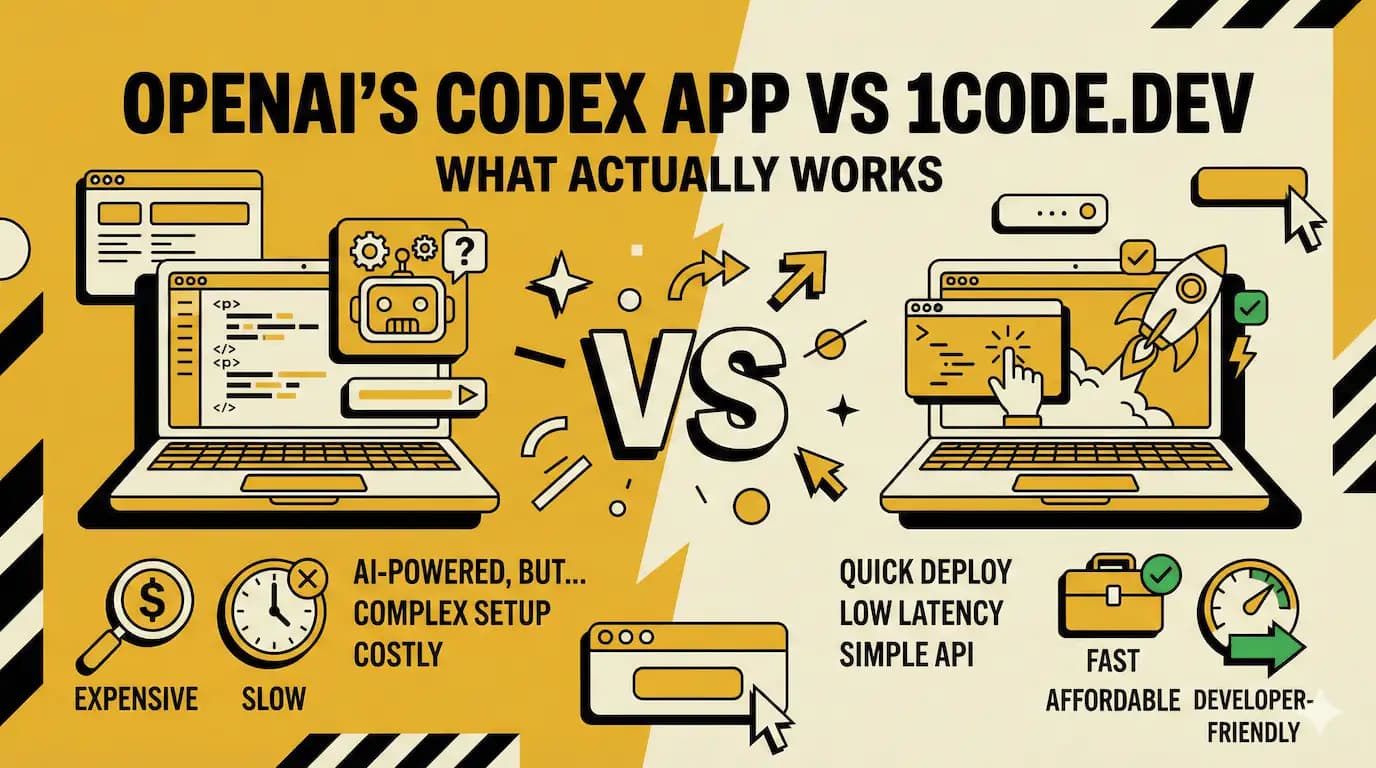 OpenAI's Codex App vs 1code.dev: What Actually Works